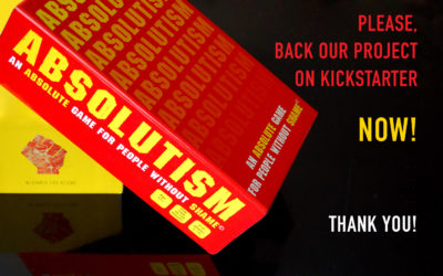 ABSOLUTISM – THE BIG LAUNCH DAY ON KICKSTARTER